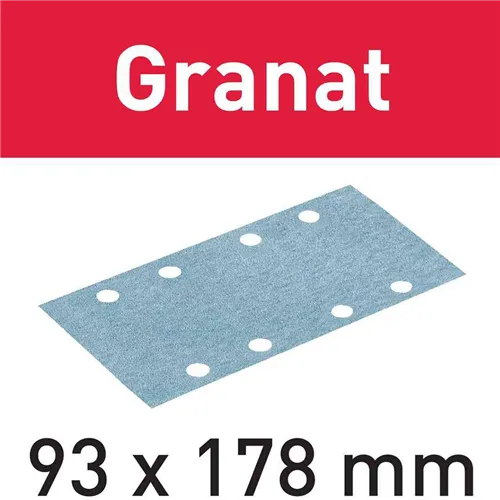 Festool Arkusze ścierne STF 93X178 - P40 GR/50 Granat
