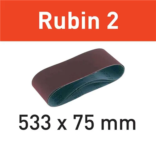 Festool Taśma szlifierska L533X 75 - P40 RU2/10 Rubin 2