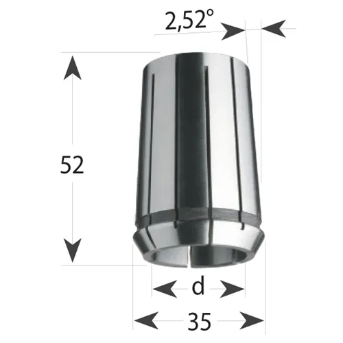 IGM Precyzyjna tuleja zaciskowa EOC-25 DIN 6388 - 16mm