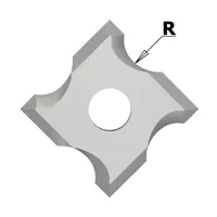 IGM N034 Płytka wymienna z węglika spiekanego promieniowa - R1,5 mm MDF+