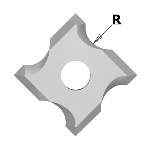 IGM N034 Płytka wymienna z węglika spiekanego promieniowa - R3 mm MDF+