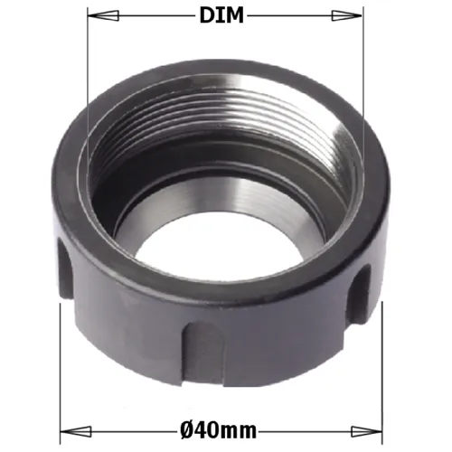 Nakrętka do glowic ER20 - M25x1,5 RH