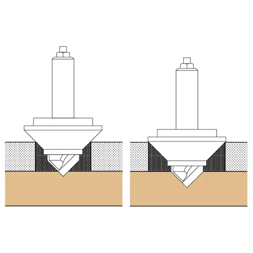 CMT Frez 3D Router Carver, S=8 mm (Używane)