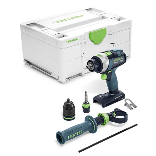 Festool Akumulatorowa wiertarko-wkrętarka udarowa TPC 18/4 I-Basic QUADRIVE