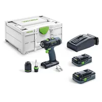 Festool Akumulatorowa wiertarko-wkrętarka T 18+3 HPC 4,0 I-Plus