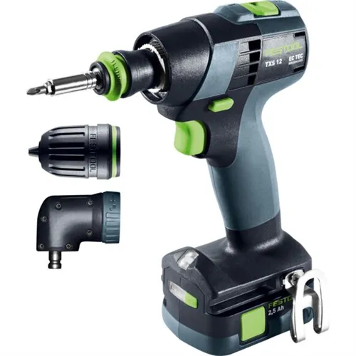 Festool Akumulatorowa wiertarko-wkrętarka TXS 12 2,5-Set