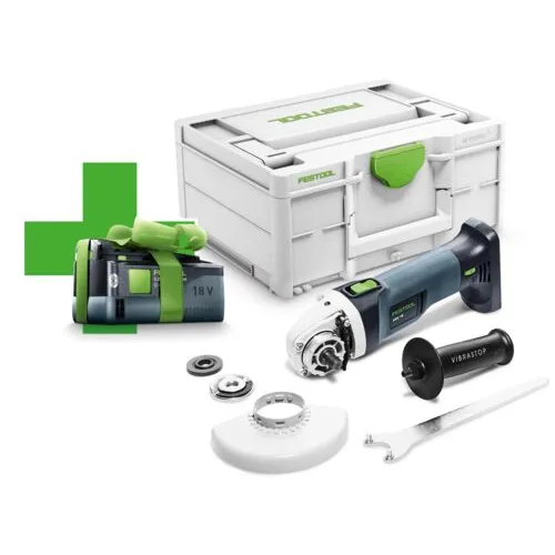 Festool Akumulatorowa szlifierka kątowa AGC 18-125 EB-Basic-5,0