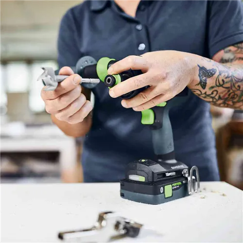 Festool Akumulatorowa wiertarko-wkrętarka udarowa TPC 18/4 I-Basic-5,0 QUADRIVE