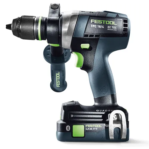 Festool Akumulatorowa wiertarko-wkrętarka udarowa TPC 18/4 I-Basic-5,0 QUADRIVE