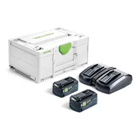 Festool Zestaw energii SYS 18V 2xHP5,0/TCL6DUO