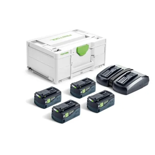 Festool Zestaw energii SYS 18V 4xHP5,0/TCL6DUO