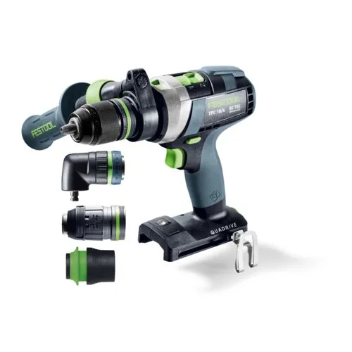 Festool Akumulatorowa wiertarko-wkrętarka udarowa QUADRIVE TPC 18/4 Basic-Set/XL