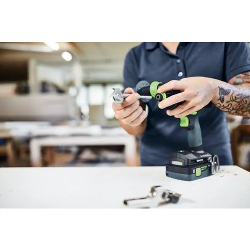 Festool Akumulatorowa wiertarko-wkrętarka udarowa QUADRIVE TPC 18/4 Basic-Set/XL