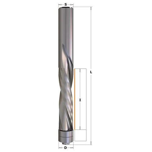 IGM 192B Frez spiralny obcinający negatyw HWM - D12,7x50,8 L114 S=12