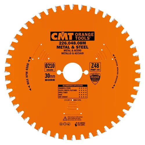 CMT Industrial Piła do cięcia stali - D355x2,2 d25,4 Z90 HW