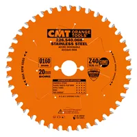 CMT Xtreme Piła przemysłowa do stali nierdzewnej - D160x1,8 d20 Z40 HW