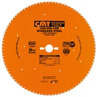 CMT Xtreme Piła przemysłowa do stali nierdzewnej - D355x2,2 d30 Z90 HW