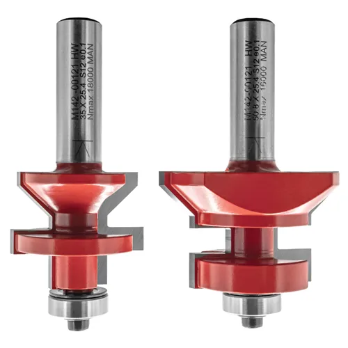 IGM M142 Zestaw frezów do łączenia na pióro i wpust typu V - D50,8x29,65 t19,05-25,4 L81 S=12 HW