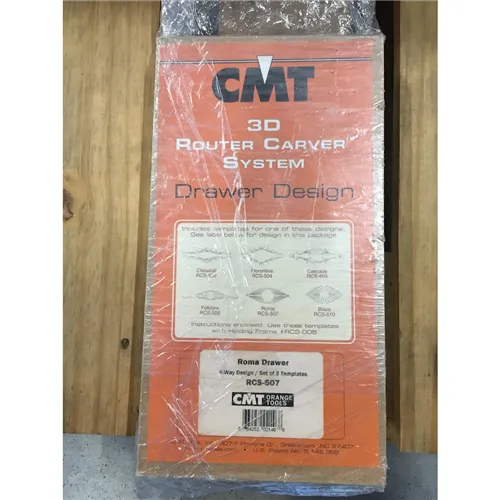 CMT Router Carver System Template Roma drawer 190x65mm (Rozpakowany)