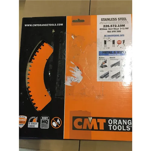 CMT Xtreme Piła przemysłowa do stali nierdzewnej-D250x2,2 d30 Z72 HW (Rozpakowany)