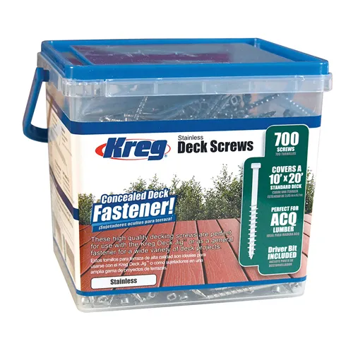 Kreg Protec-Kote Wkręty do tarasów 700 szt., 51 mm (Rozpakowany)