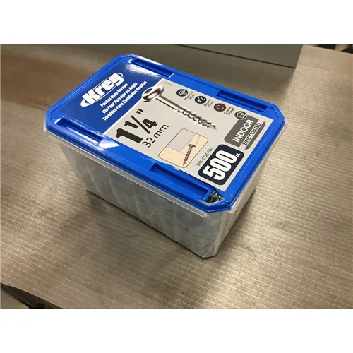 Kreg Zinc wkręty do otworów kieszeniowych Maxi-Loc, 32 mm, gwint gruby, 500 szt. (Rozpakowany)