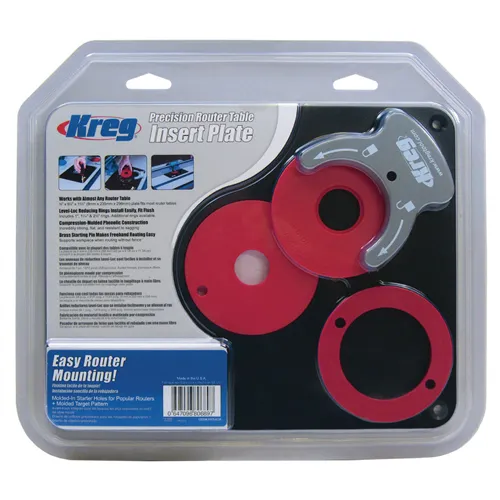 Kreg Płytka montażowa do frezarki górnowrzecionowej, niewiercony (Rozpakowany)