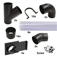 IGM PRO Zestaw akcesoriów do odciągania 100mm (Używane)