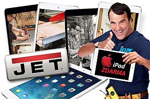 Jedinečný iPad ZDARMA dostanete k těmto strojům JET