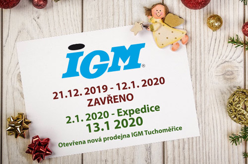 Otevírací doba o vánočních svátcích 2019
